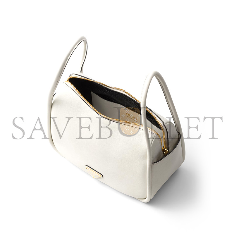 PRADA DARLING LEATHER HANDBAG 1BA451 (25*18*10.5cm)